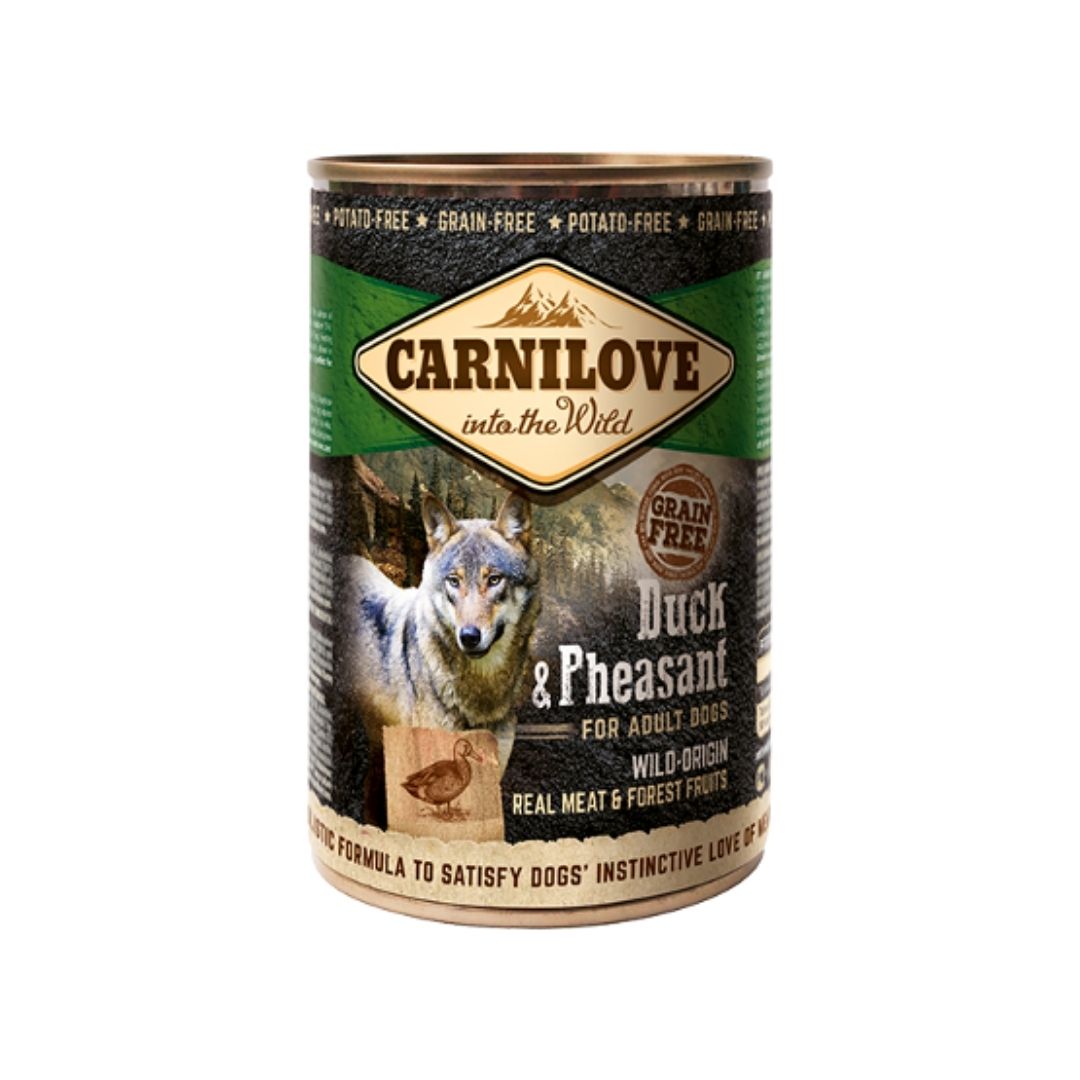 Carnilove Dog 400g Duck & Pheasant Wet Canned Food