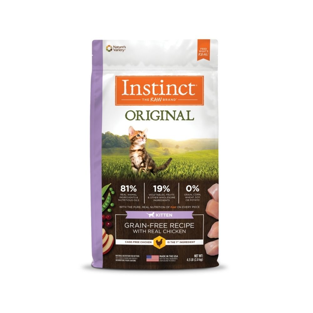 Instinct Cat Original 2kg Kitten Grain Free Recipe With Real Chicken Dry Cat Food