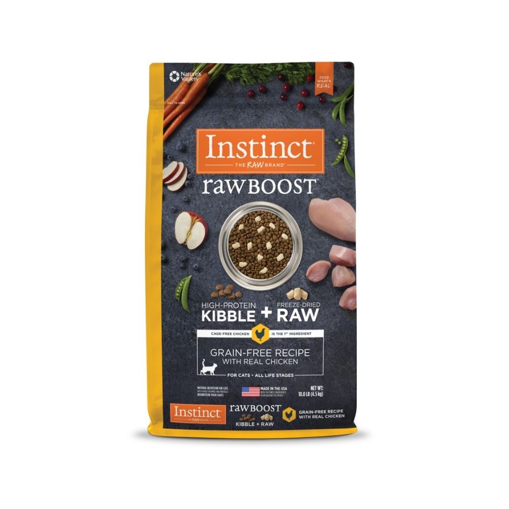 Instinct Cat Raw Boost 4.5kg Grain Free Recipe With Real Chicken Dry Cat Food