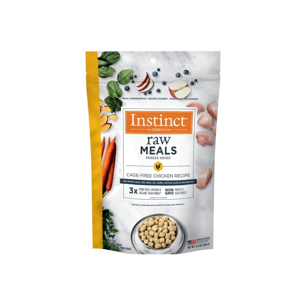 Instinct Cat Freeze-dried Raw Meals 269g Cage Free Chicken Recipe Cat Food