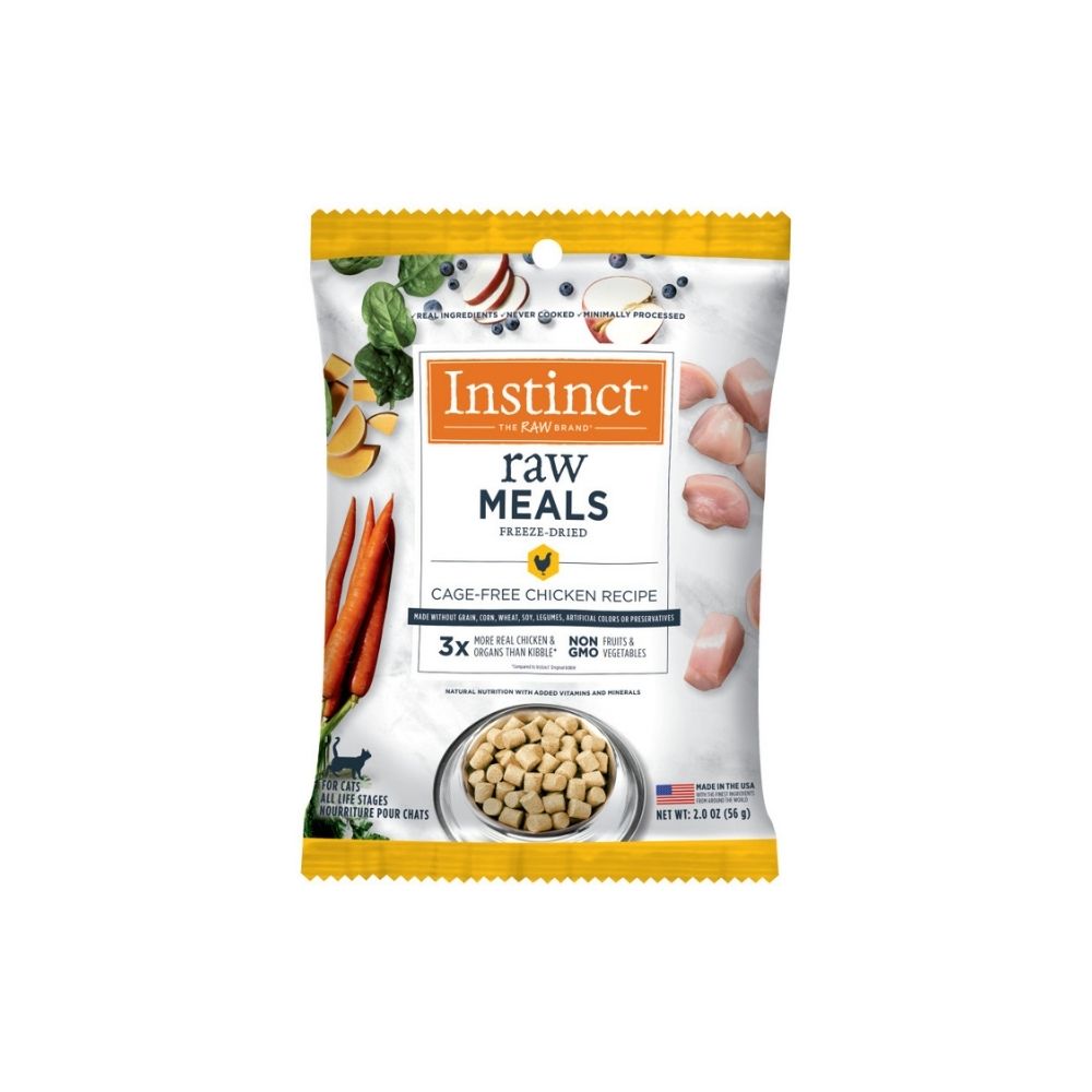 Instinct Cat Freeze-dried Raw Meals 56g Cage Free Chicken Recipe Dry Cat Food