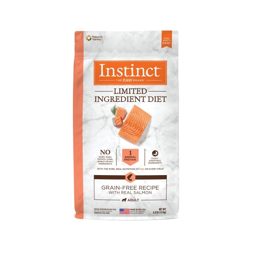 Instinct Dog Lid 1.8kg Grain Free Recipe With Real Salmon Dry Dog Food