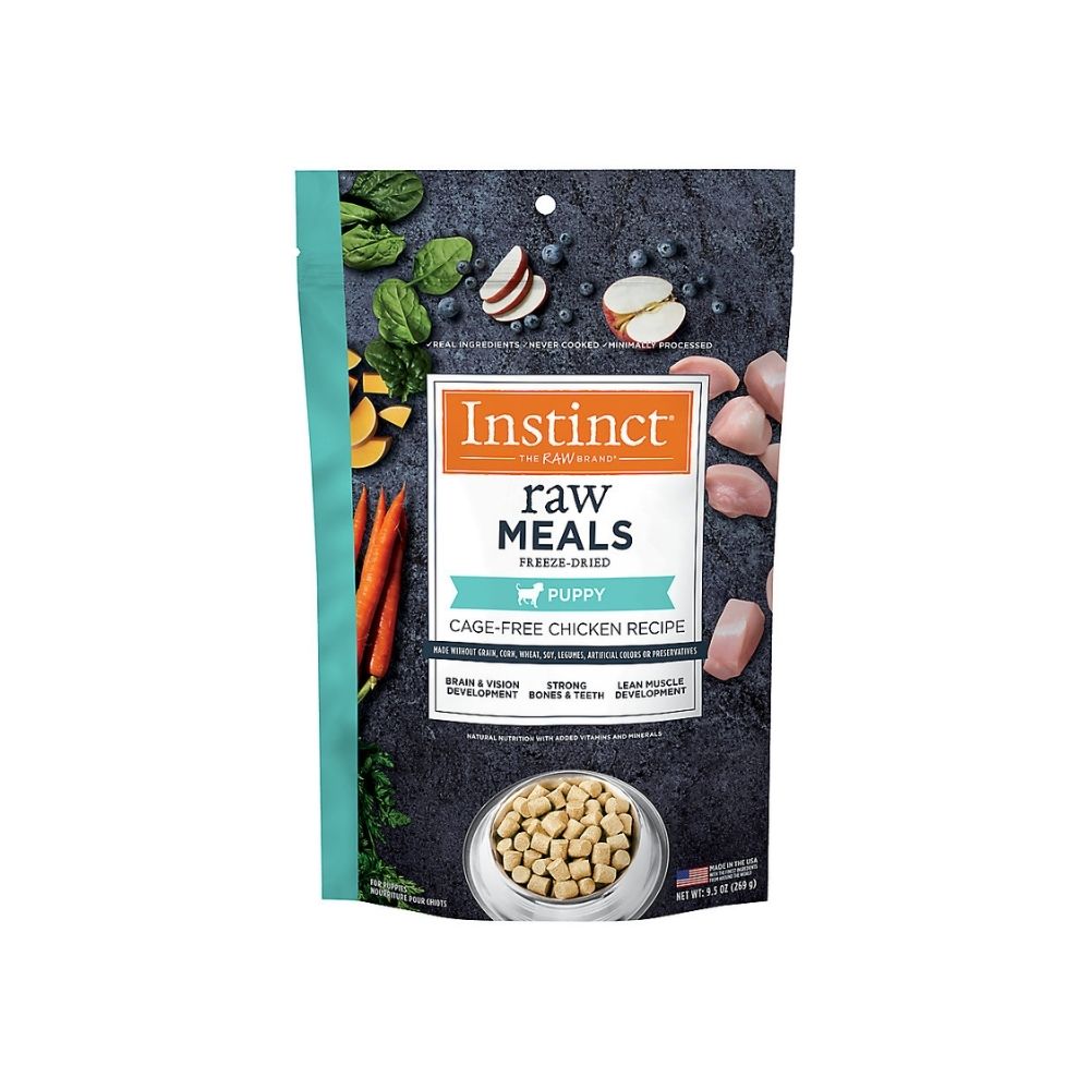 Instinct Dog Freeze-dried Raw Meals 269g Puppy Cage Free Chicken Recipe Dry Dog Food