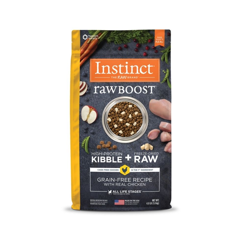 Instinct Dog Raw Boost 1.8kg Grain Free Recipe With Real Chicken Dry Dog Food