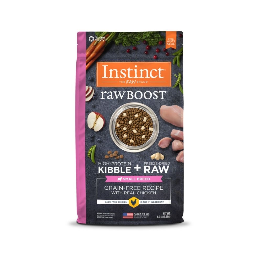 Instinct Dog Raw Boost 1.8kg Small Breed Grain Free Recipe With Real Chicken Dry Dog Food