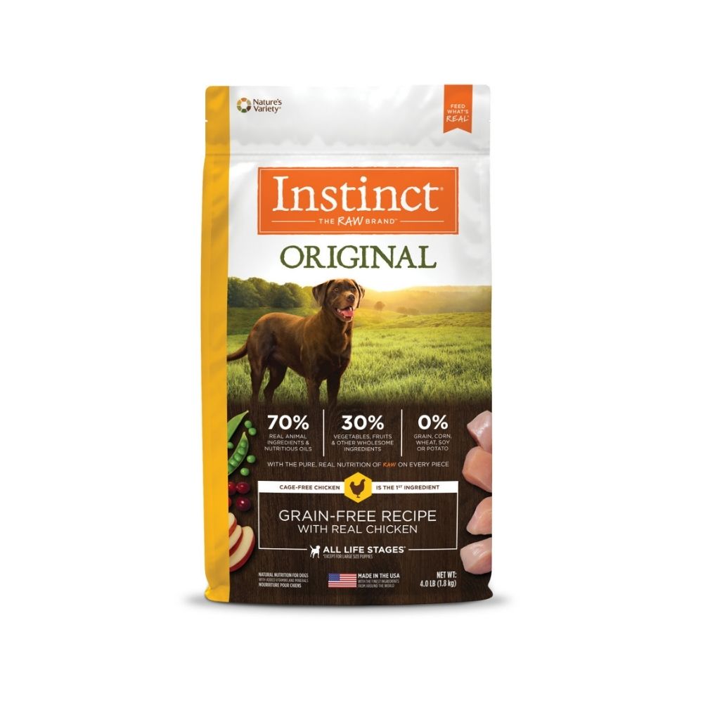 Instinct Dog Original 1.8kg Grain Free Recipe With Real Chicken Dry Dog Food