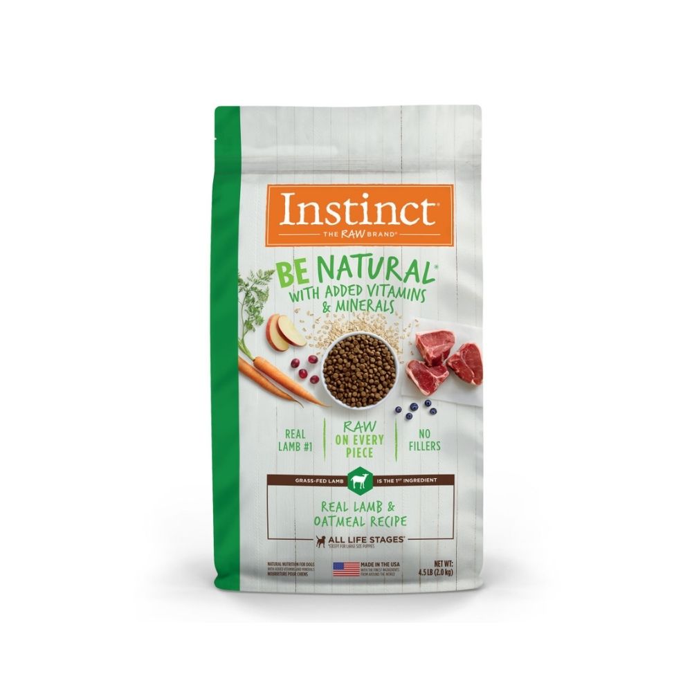 Instinct Dog Be Natural 2kg Real Lamb & Oatmeal Recipe Dry Dog Food