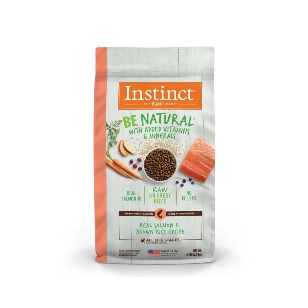 Instinct Dog Be Natural 2kg Be Real Salmon & Brown Rice Recipe Dry Dog Food