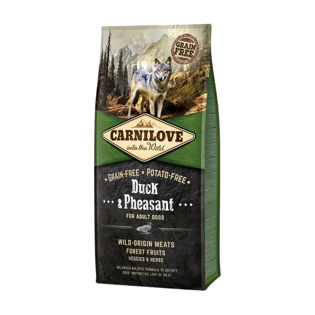 Carnilove Dog 12kg Adult Duck & Pheasant Dry Dog Food