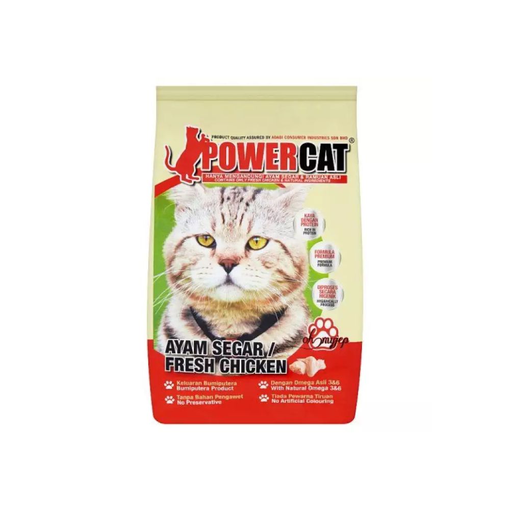 Powercat Fresh Chicken 7kg Dry Cat Food