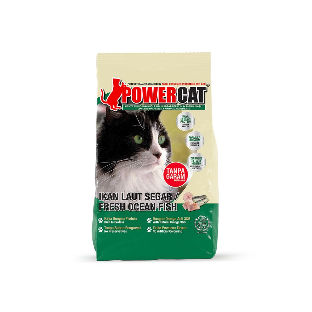 Powercat Fresh Ocean Fish 7kg Dry Cat Food