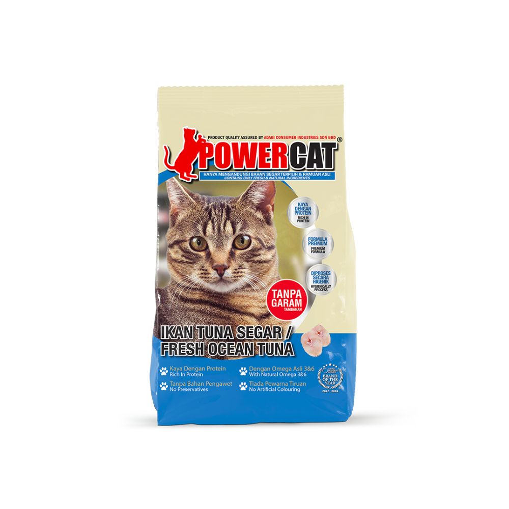 Powercat Fresh Ocean Tuna 7kg Dry Cat Food