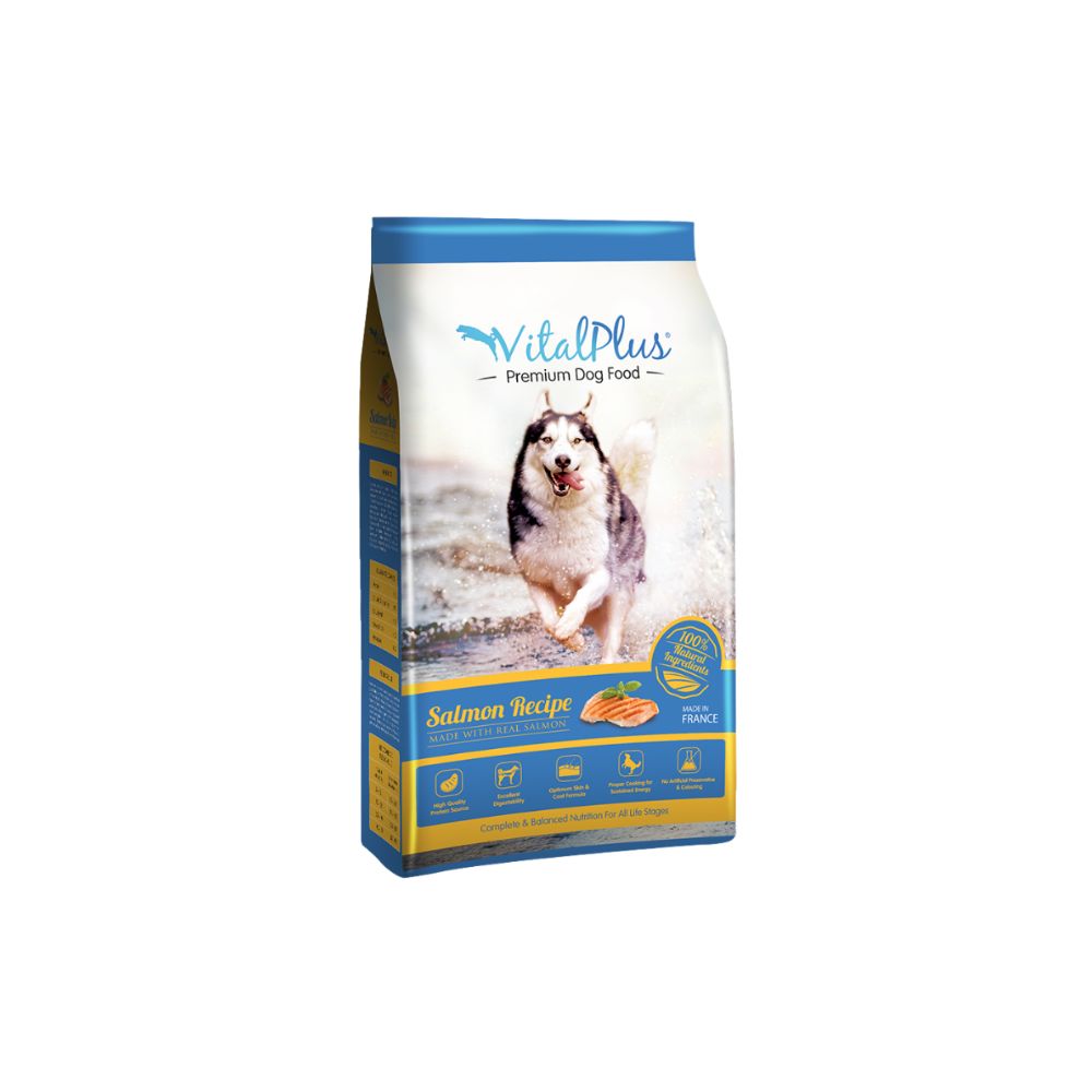 Vitalplus Dog Salmon Recipe 4kg Dry Dog Food