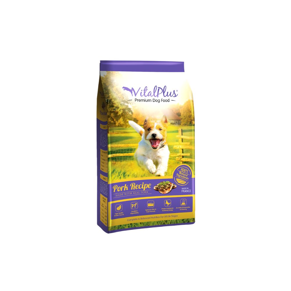 Vitalplus Dog Pork Recipe 4kg Dry Dog Food