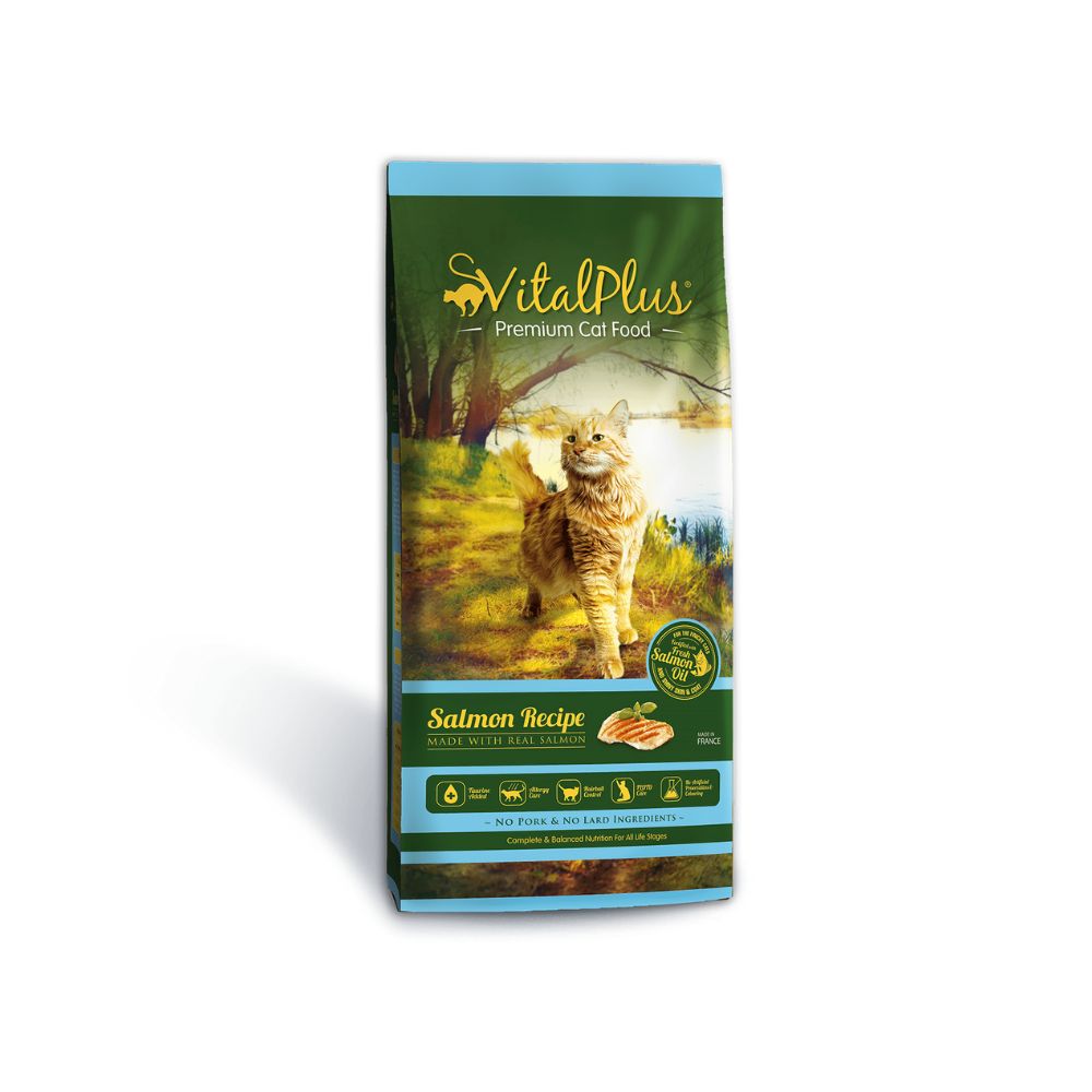 Vitalplus Cat Salmon Recipe 10kg Dry Cat Food