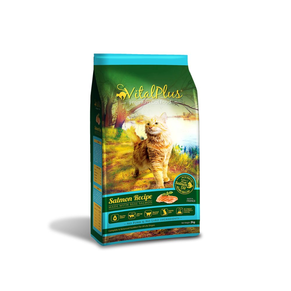 Vitalplus Cat Salmon Recipe 2kg Dry Cat Food