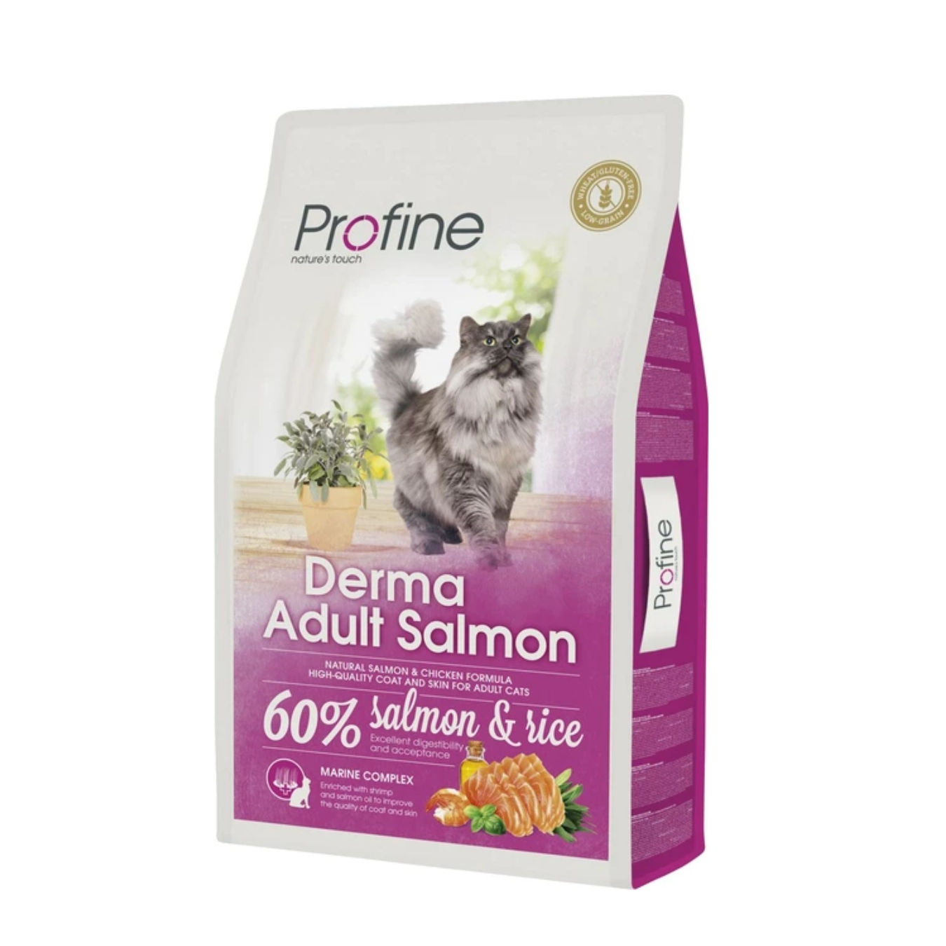 Profine Cat 2kg Derma Adult Salmon Dry Cat Food