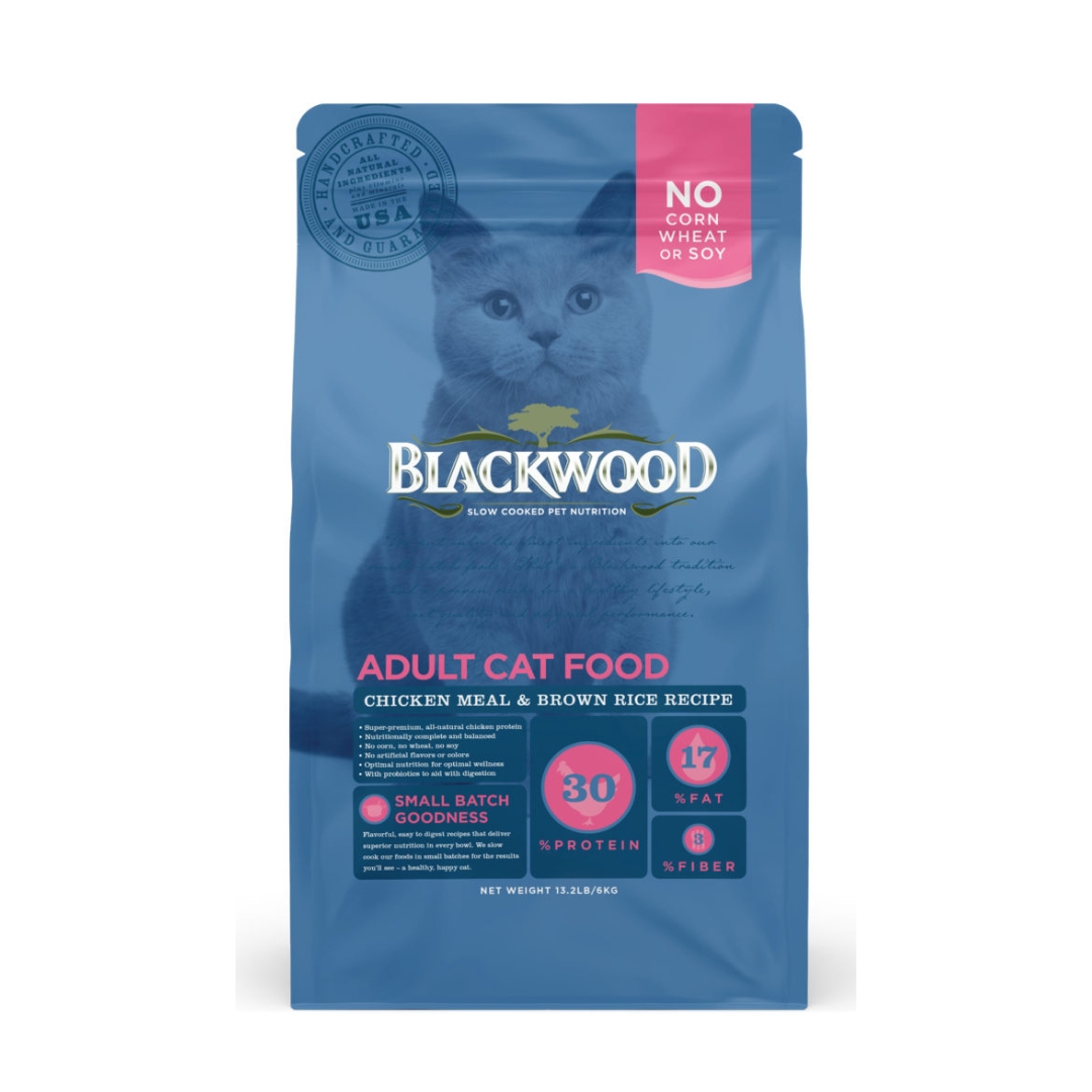 Blackwood Cat 6kg Adult Cat Food Chicken Meal & Brown Rice Dry Cat Food