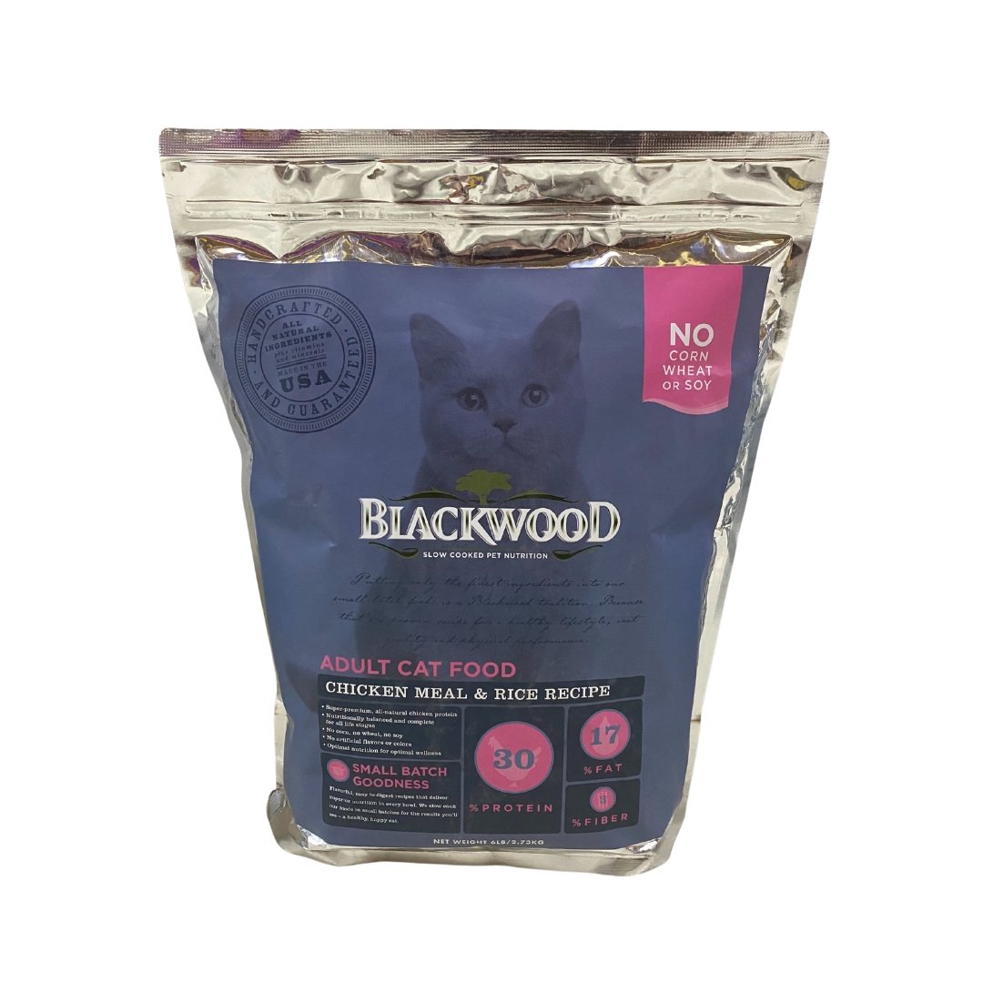 Blackwood Cat 2.73kg Adult Cat Food Chicken Meal & Brown Rice Dry Cat Food