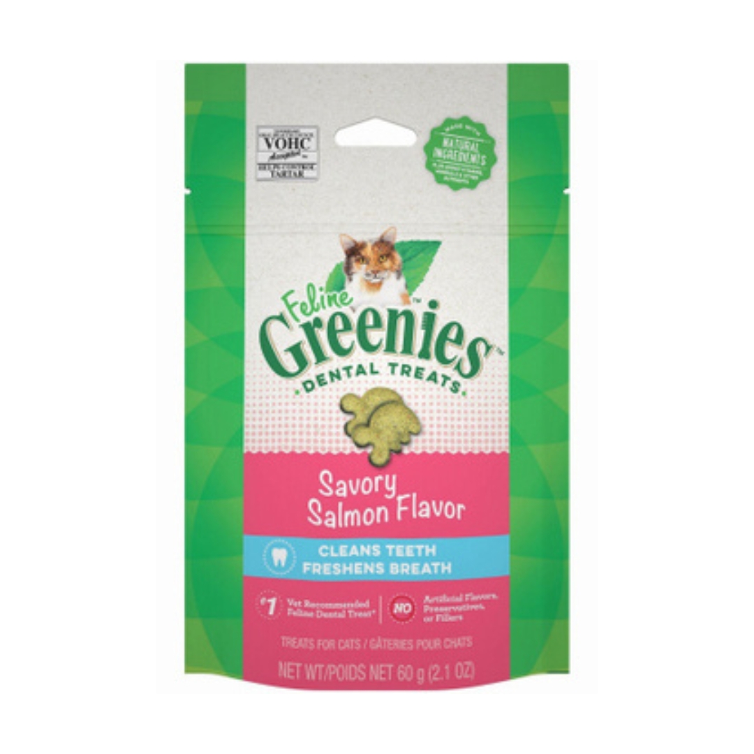 Greenies Feline Salmon 2.1oz/ 60g Cat Dental Treat