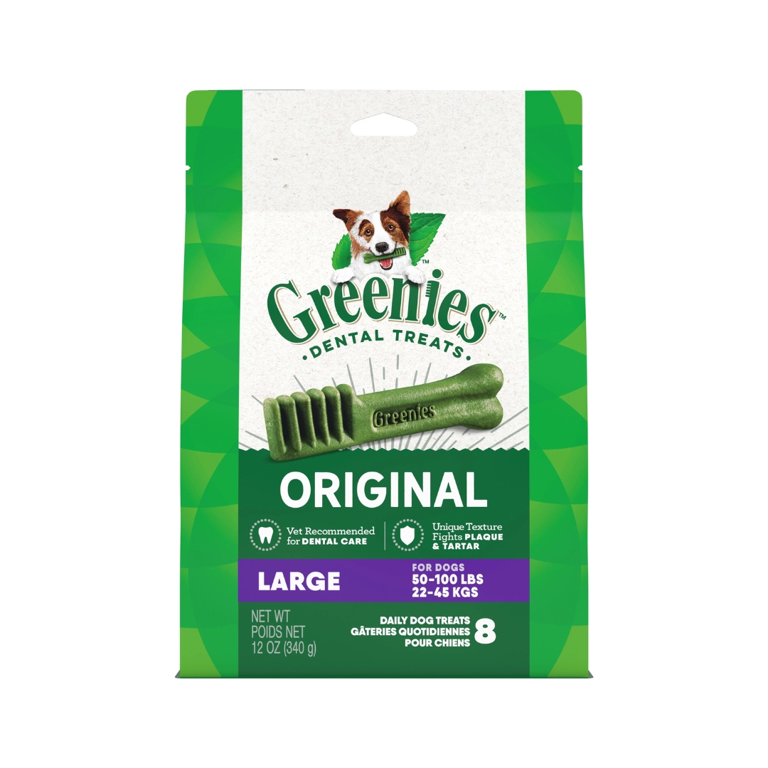 Greenies Large 12oz/ 340g/ 8chews Dog Dental Treat