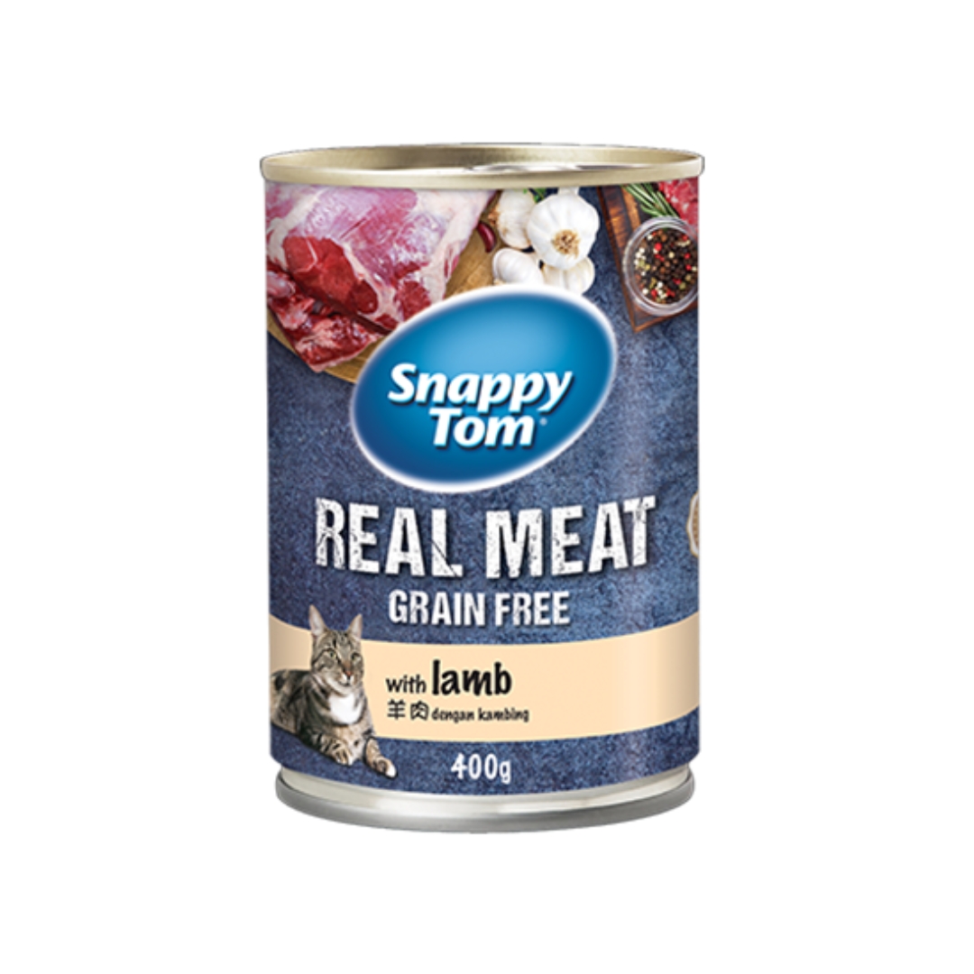 Snappy Tom 400g With Lamb Wet Cat Food