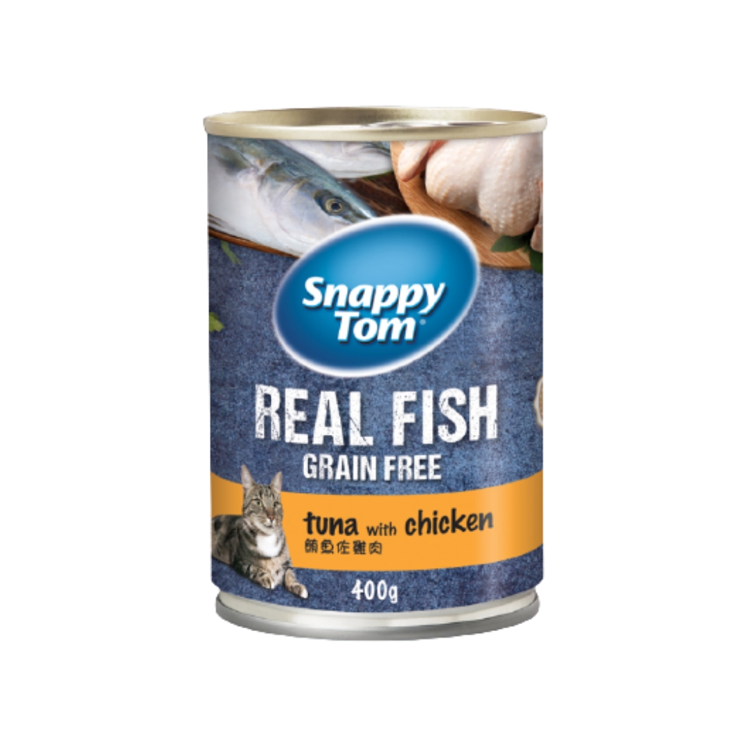 Snappy Tom 400g Tuna With Chicken Wet Cat Food