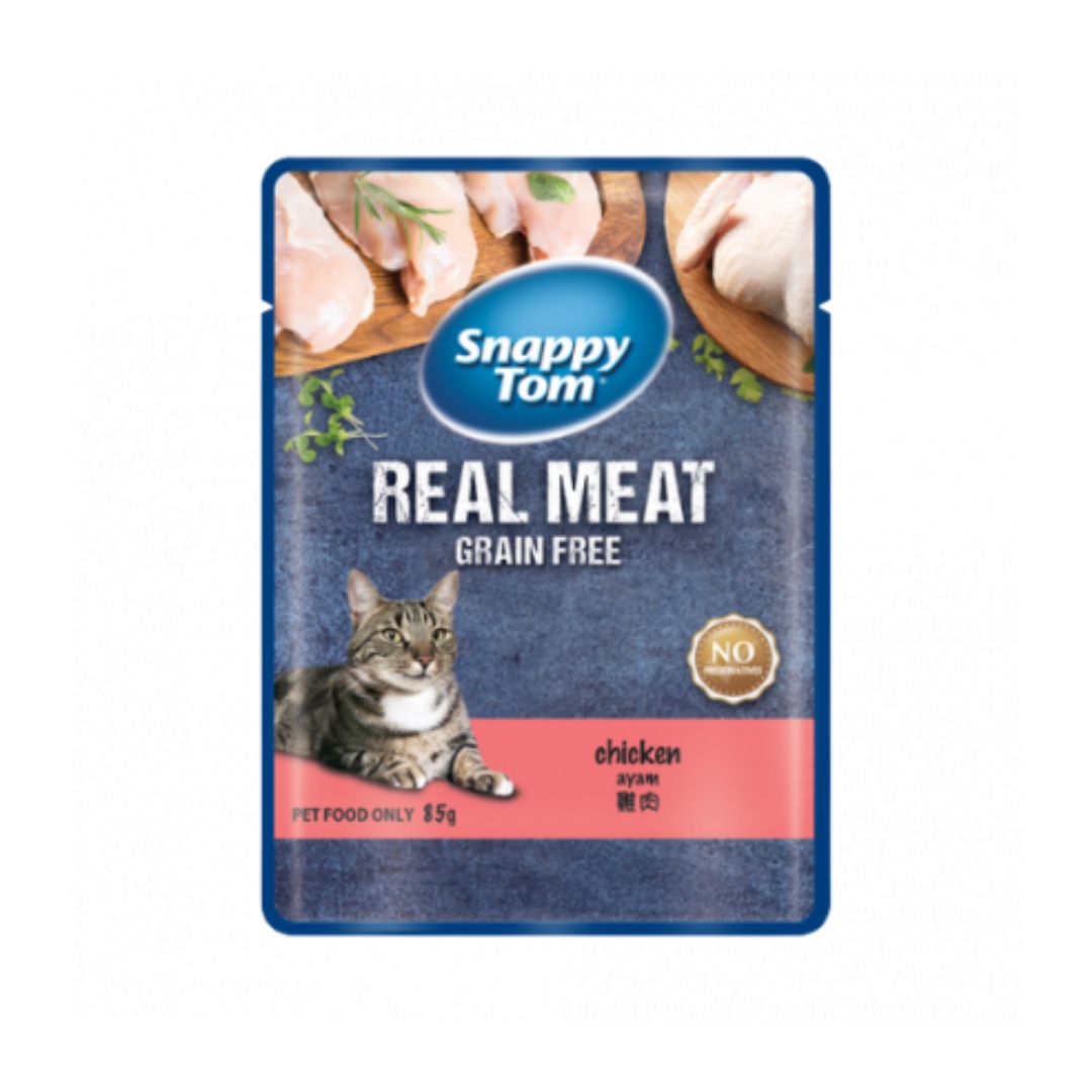 Snappy Tom 85g Chicken Wet Cat Pouch