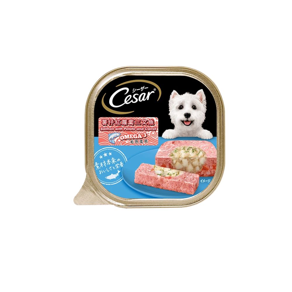 Cesar Salmon With Potato & Carrot 100g Wet Dog Food