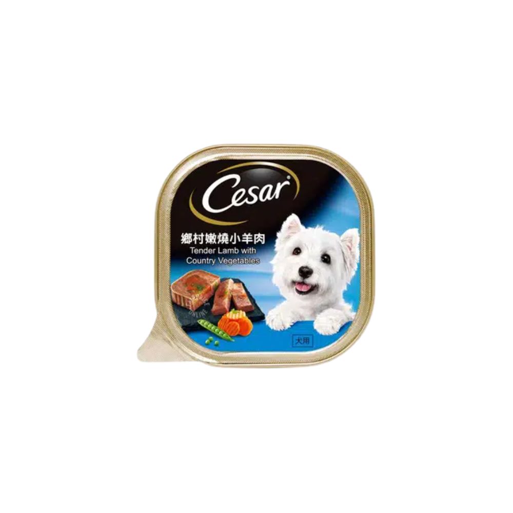 Cesar Tender Lamb & Vegetable 100g Wet Dog Food