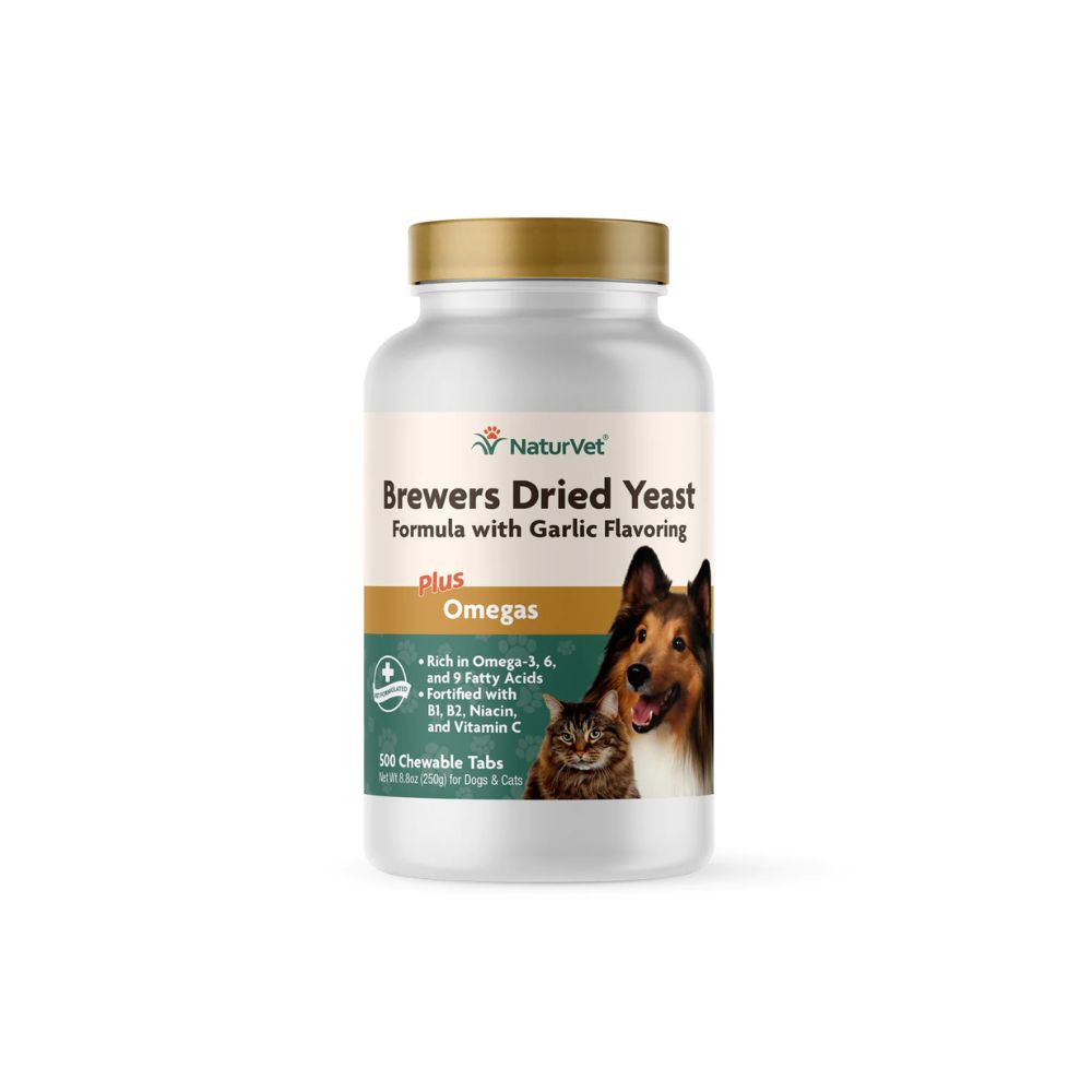 Naturvet Brewer's Yeast & Garlic 250g (500 Tabs)