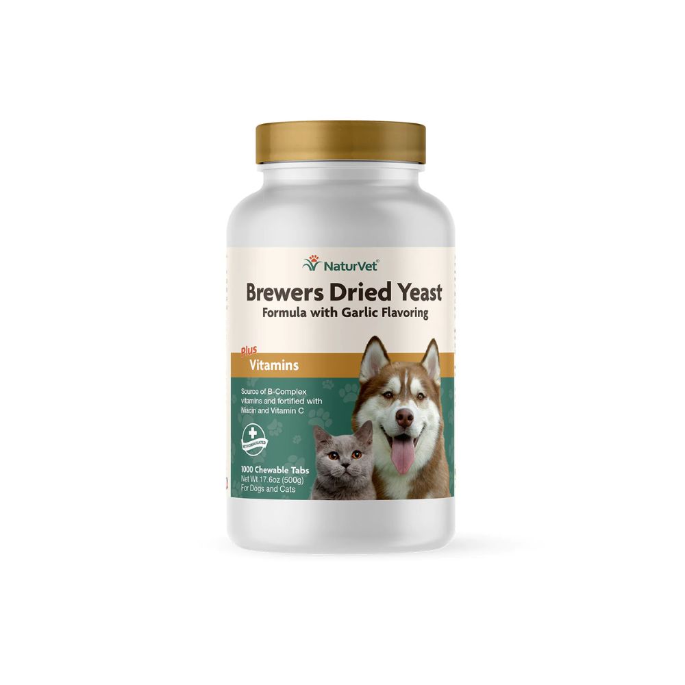 Naturvet Brewer's Yeast & Garlic W Omegas 500g (1000 Tabs)