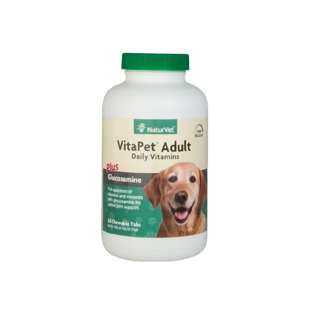 Naturvet Vita Pet Plus Adult Daily Vitamins Glucosamine 468g (180 Tabs)