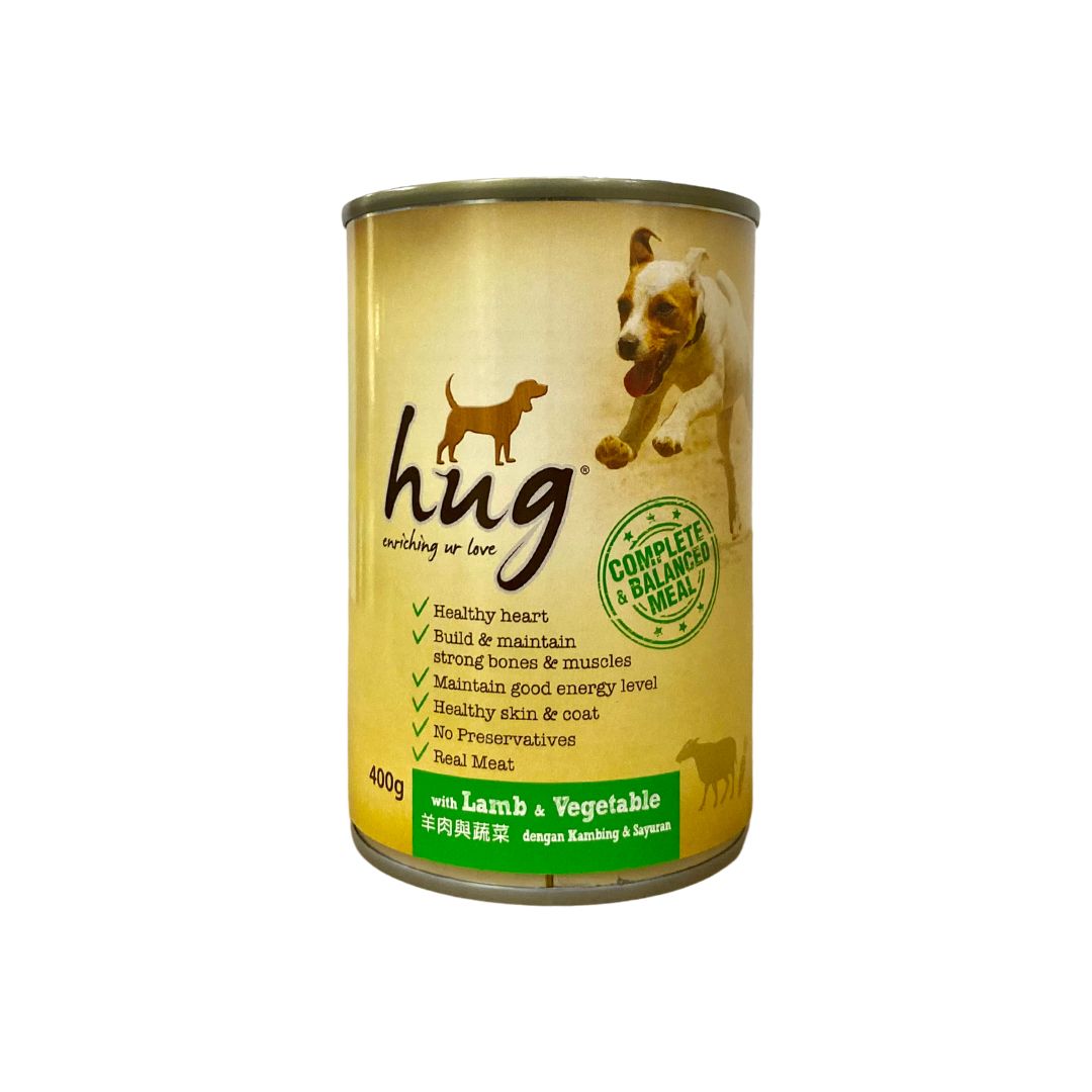 Hug 400g Lamb With Vegetable Wet Dog Food