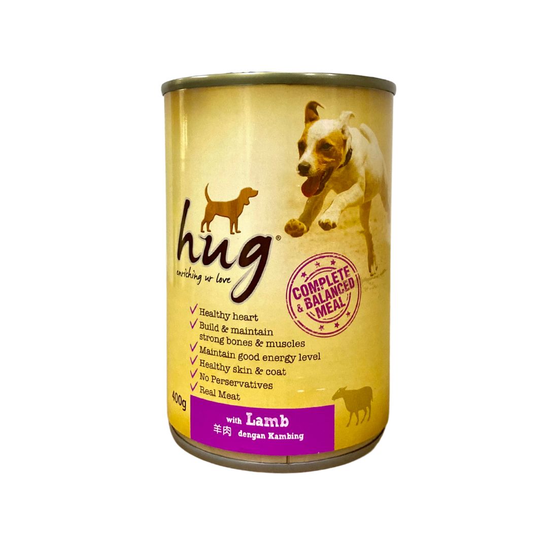 Hug 400g Lamb Wet Dog Food