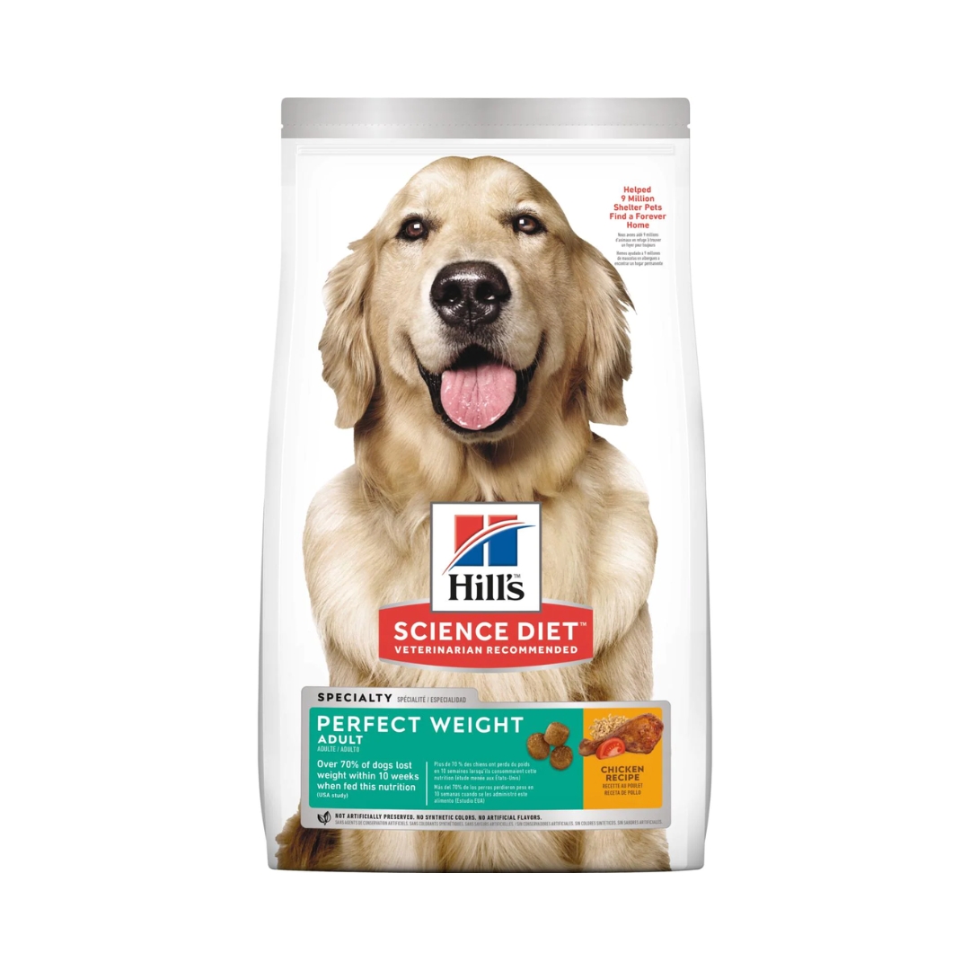 Hills Adult Perfect Weight Chicken 12.6kg Dry Dog Food