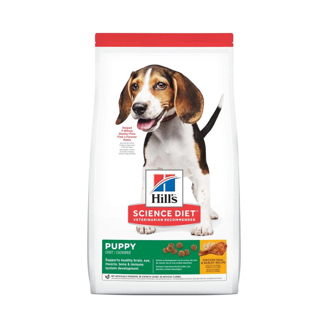 Hills Puppy Chicken Meal & Barley 3kg Dry Dog Food New