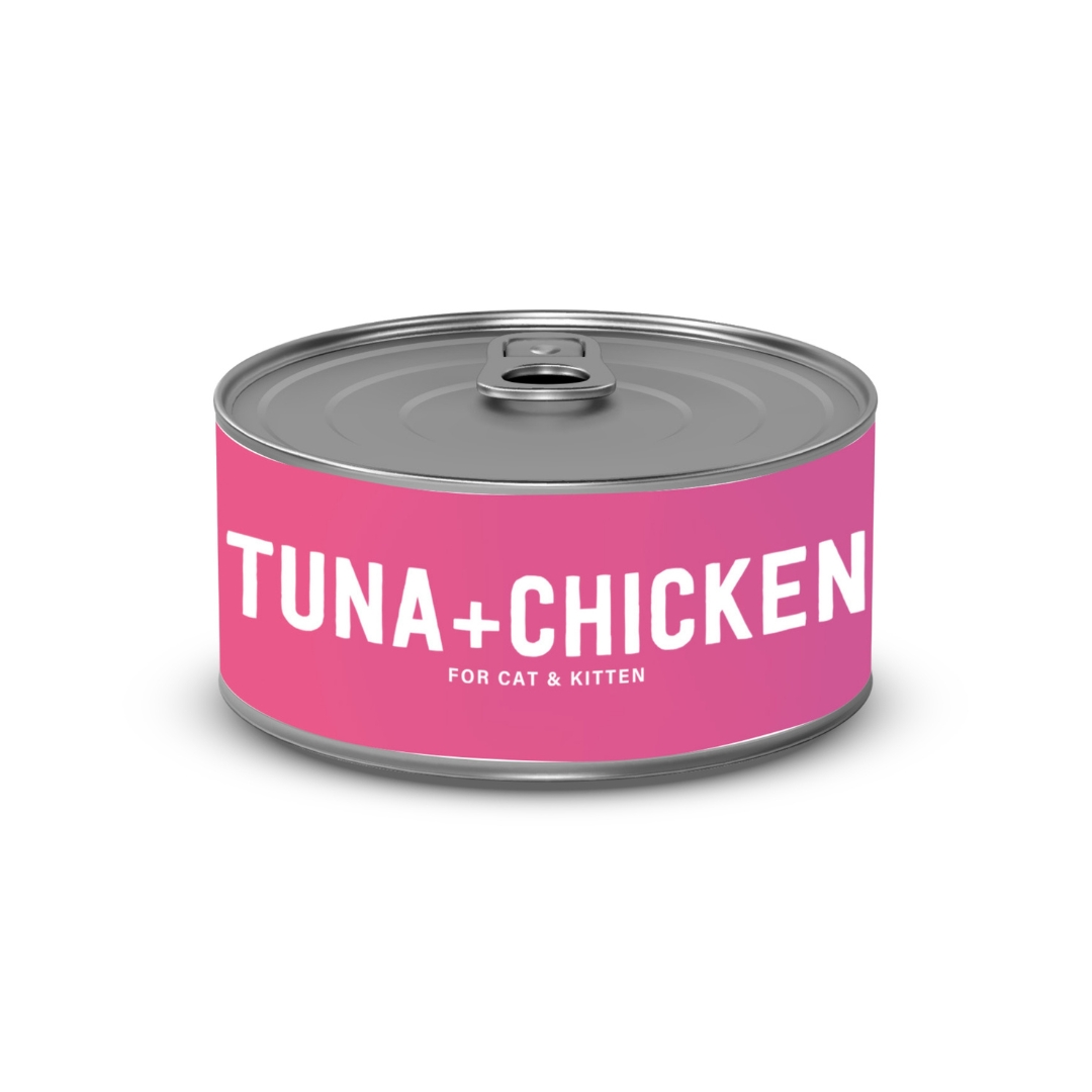 Pets Journey Beginings 80g Tuna With Chicken In Jelly Wet Canned Cat Food