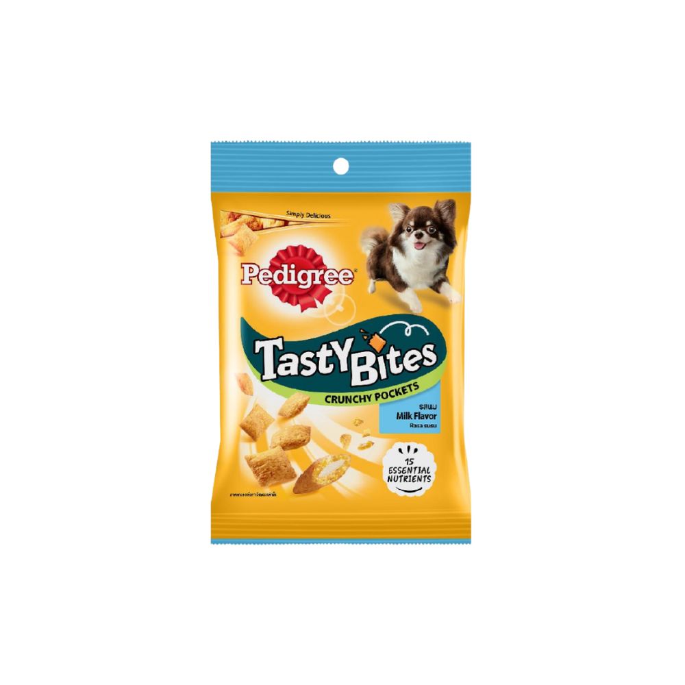 Pedigree 60g Tasty Bites Pockets Milk Dog Snack