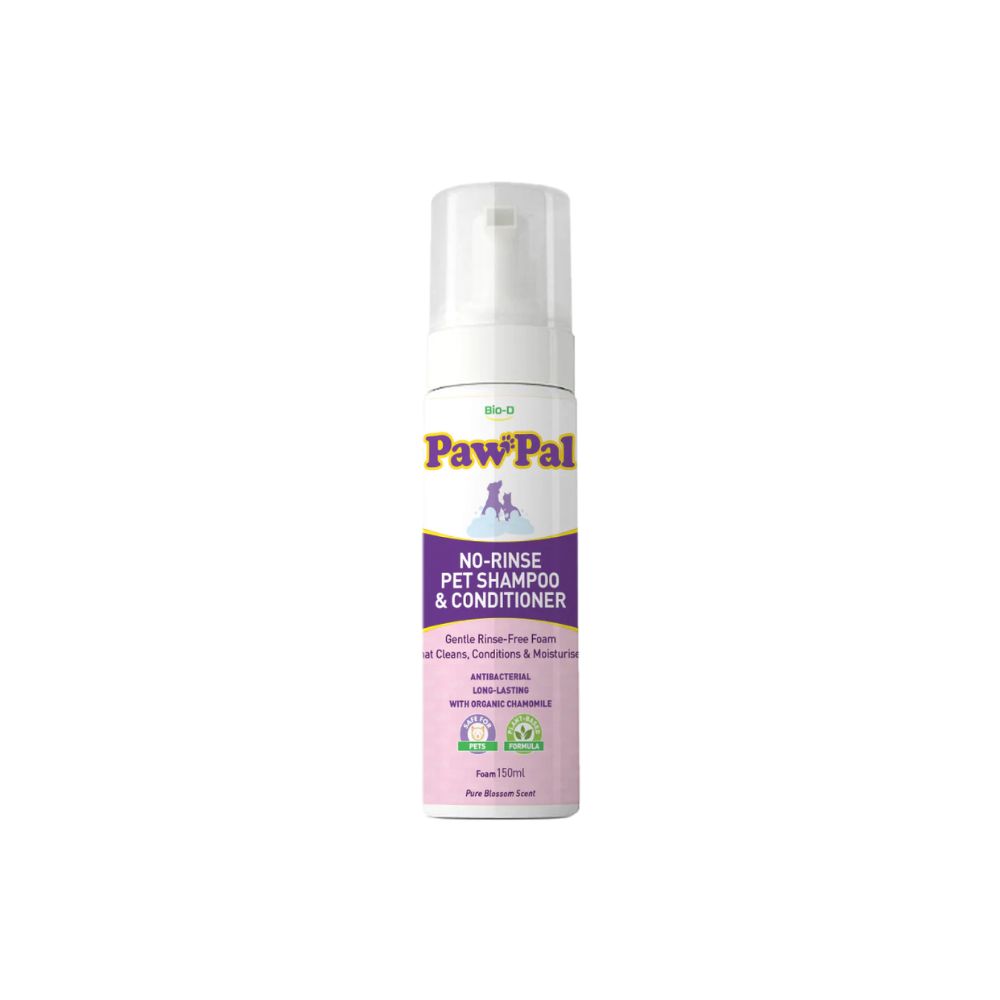 Pawpal 150ml No-rinse Pet Shampoo & Conditioner Foam