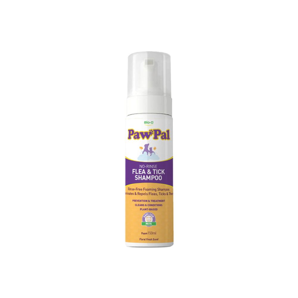 Pawpal 150ml No-rinse Flea & Tick Shampoo Foam