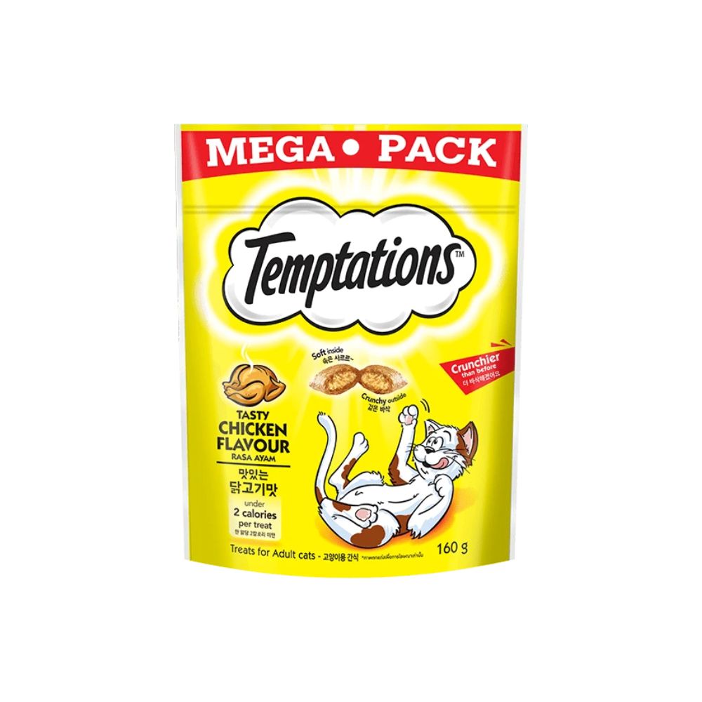 Temptations Tasty Chicken 160g Cat Treats