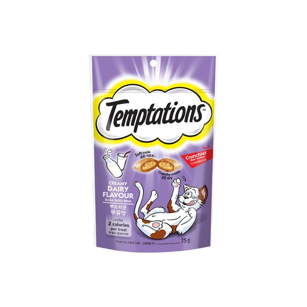 Temptations Creamy Dairy 75g Cat Treats