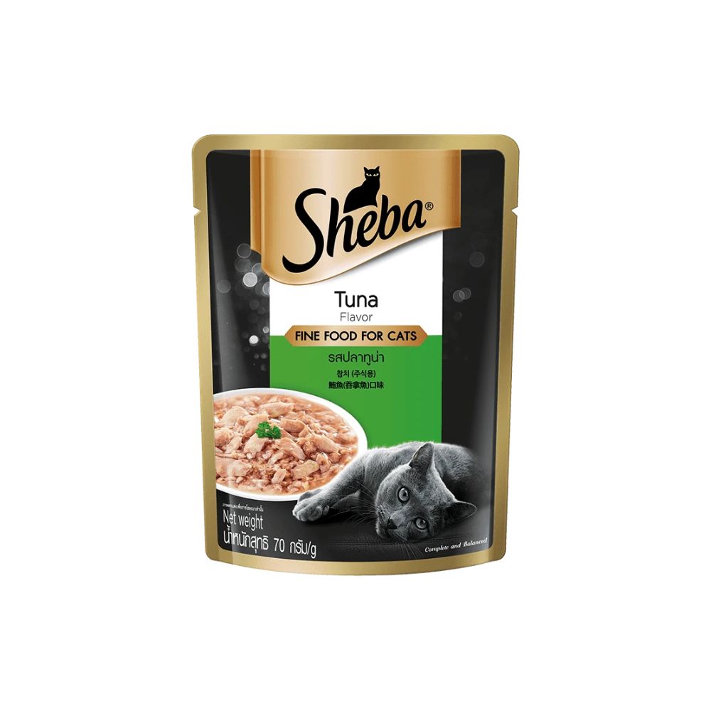 Sheba Pouch Tuna 70g Wet Cat Food