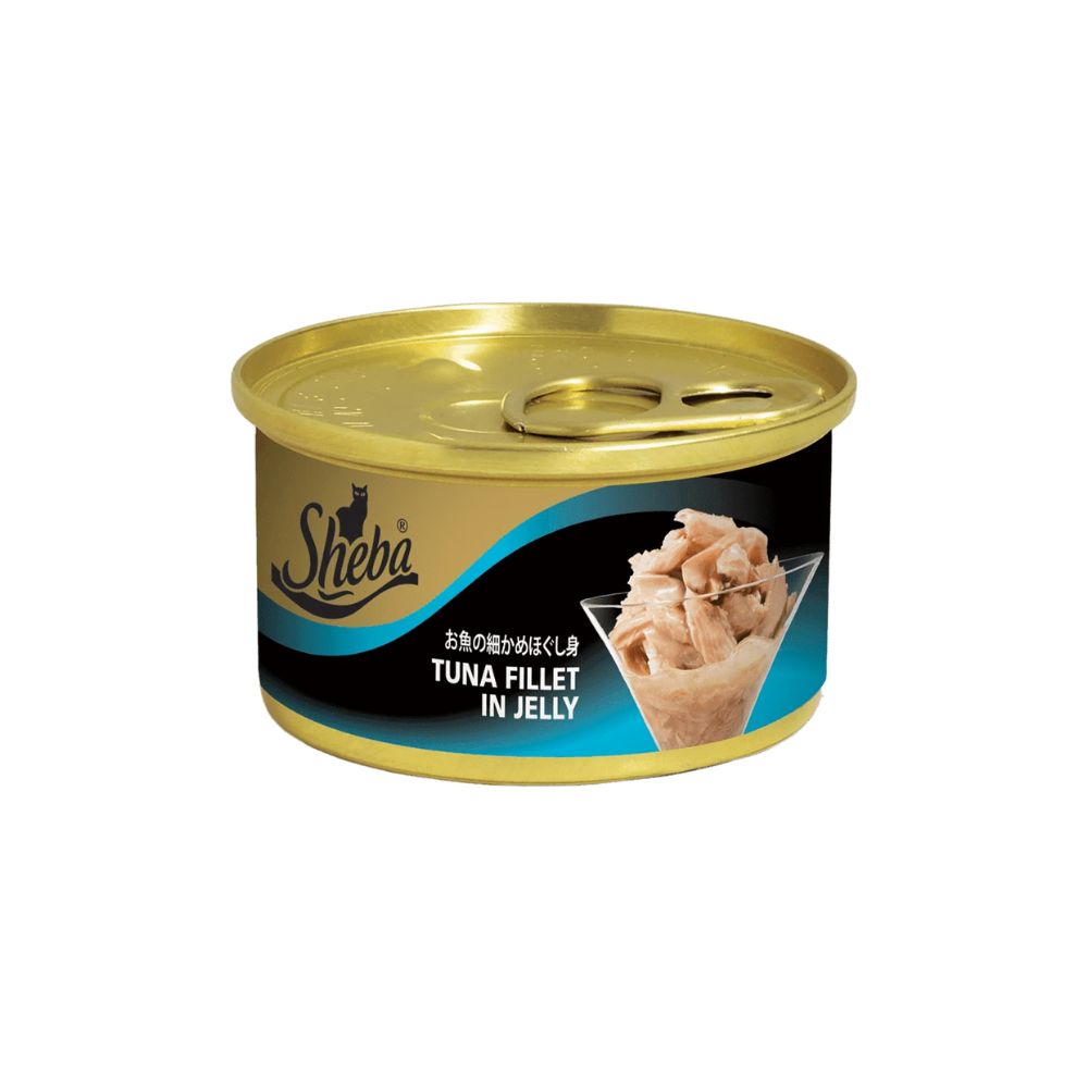 Sheba 85g Tuna Fillet In Jelly Wet Canned Cat Food