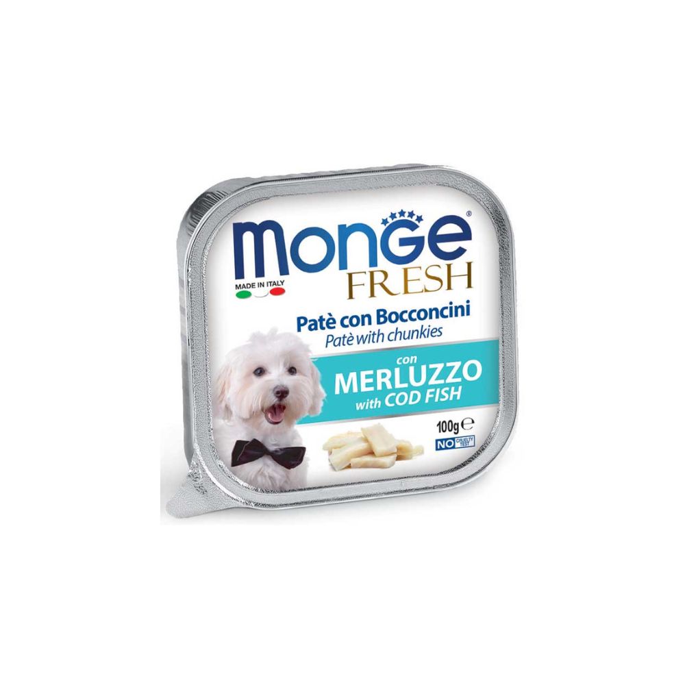 Monge Fresh Cod Fish 100g Wet Dog Food