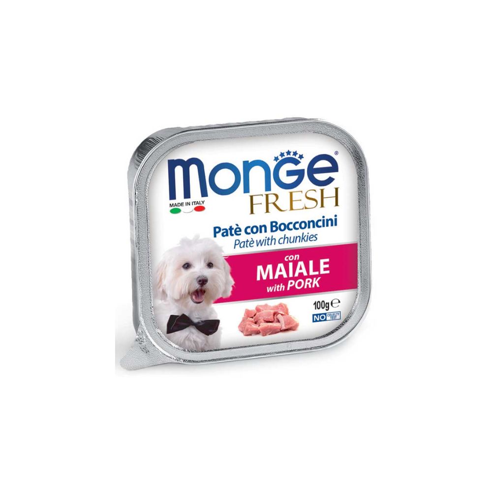 Monge Fresh Pork 100g Wet Dog Food