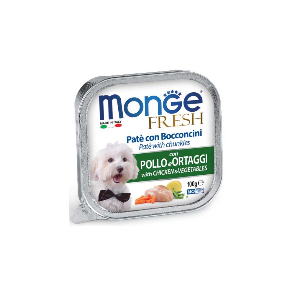 Monge Fresh Chicken & Vegetable 100g Wet Dog Food