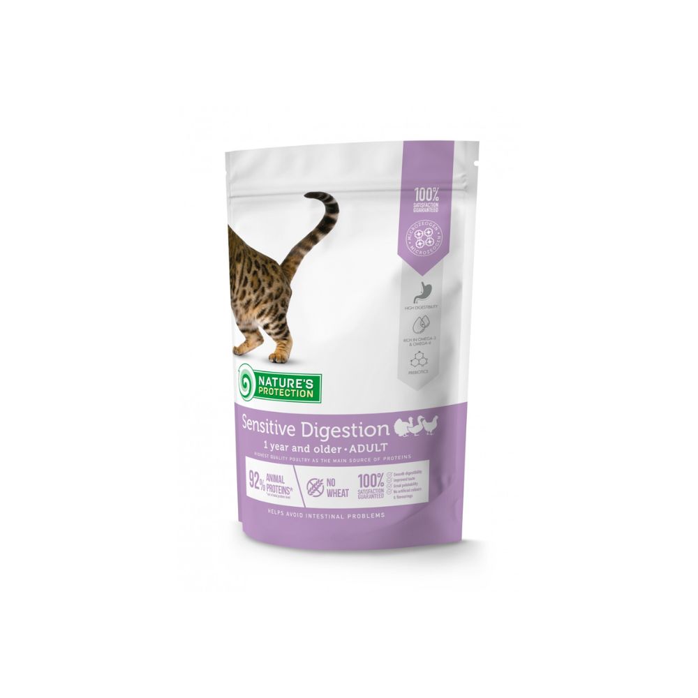 Nature's Protection Cat Sensitive Digestion 400g Dry Cat Food