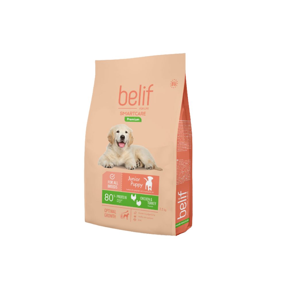 Belif Dog Smartcare Junior Puppy All Breed 2.5kg Dry Dog Food